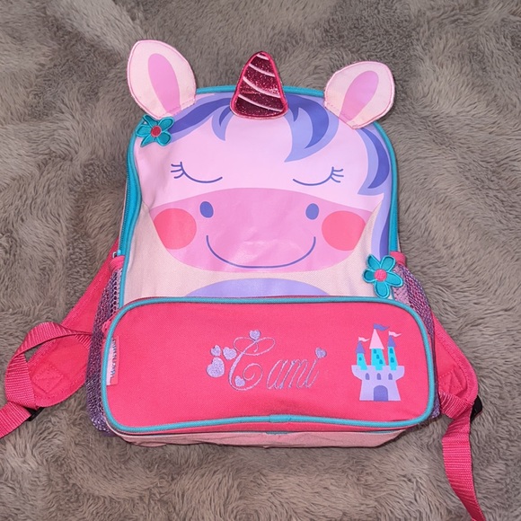 Stephen Joseph unicorn 🦄 backpack kids school bag pink purple turquoise - Picture 2 of 13